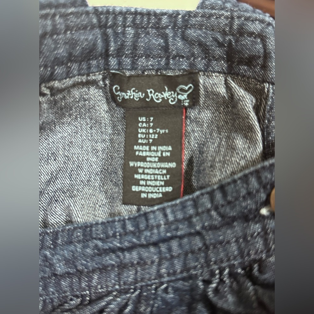 Cynthia Rowley Denim Apple Back to School Jumper - Picture 3 of 3